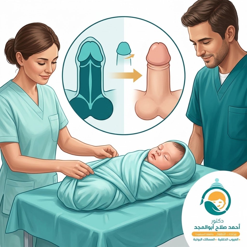 توضيح بصري توعوي لخدمة ختان الأطفال (الطهارة) - Canva